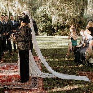 Minimalist Cathedral Wedding Veil